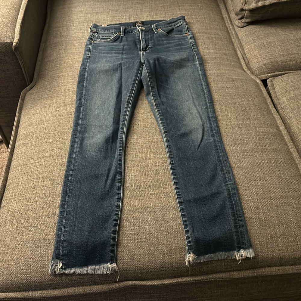 Citizens of Humanity Rocket Crop High Rise Skinny Jeans.